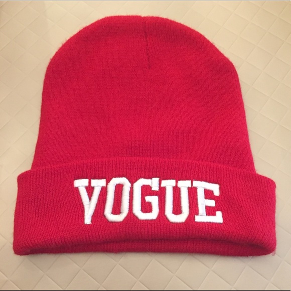 Hipster Merch Other - Rare, High Fashion • “VOGUE” Beanie • SEALED & NEW